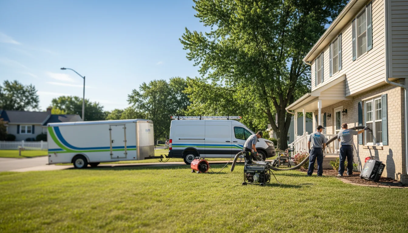 Flooded Basement Restoration And Cleanup With Repair in Stafford, NY near me